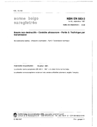 NBN EN 583-3:1997