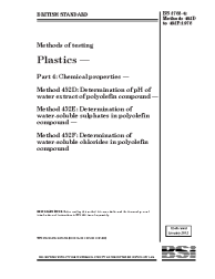 BS 2782-4:Methods 452D to 452F:1978