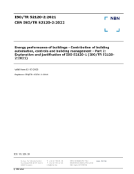 CEN ISO/TR 52120-2:2022