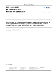 NBN EN ISO 12800:2019