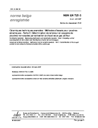NBN EN 725-3:2007