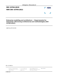 NBN ISO 15704:2021