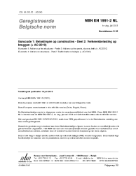 NBN EN 1991-2 NL:2013