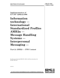 BS EN ISP 12062-2:1996