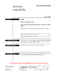 UNE-EN ISO 105-J02:2001 (R2009)