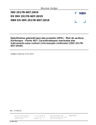 NBN EN ISO 25178-607:2019