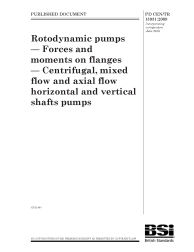 PD CEN/TR 13931:2009