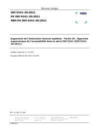 NBN EN ISO 9241-20:2021