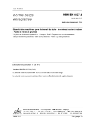 NBN EN 1807-2:2013