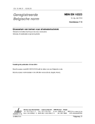 NBN EN 16323:2014