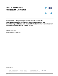 CEN ISO/TR 18486:2018