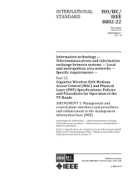 IEEE/ISO/IEC 8802-22:2015/Amd 1:2017