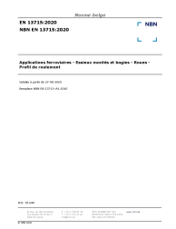 NBN EN 13715:2020