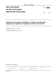 NBN EN ISO 17423:2018