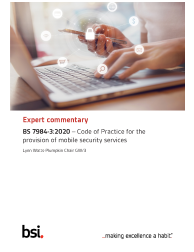 BS 7984-3:2020 ExComm