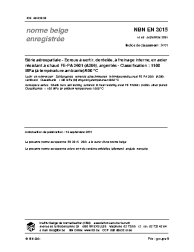 NBN EN 3015:2001