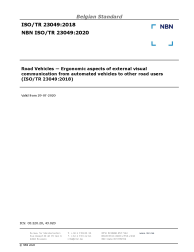 NBN ISO/TR 23049:2020