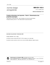 NBN EN 1402-6:2003
