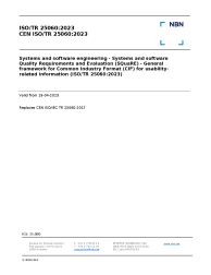 CEN ISO/TR 25060:2023
