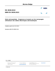 NBN EN 3838:2022