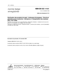 NBN EN ISO 14161:2009