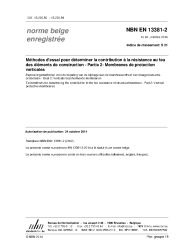 NBN EN 13381-2:2014