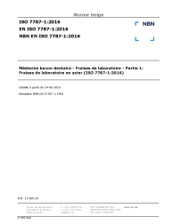NBN EN ISO 7787-1:2016
