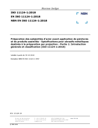 NBN EN ISO 11124-1:2018