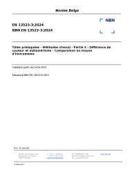 NBN EN 13523-3:2024