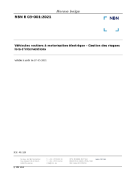 NBN R 03-001:2021