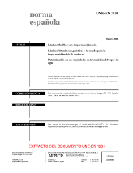 UNE-EN 1931:2001 (R2018)