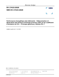 NBN EN 17423:2020