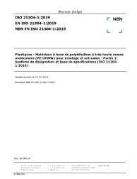 NBN EN ISO 21304-1:2019