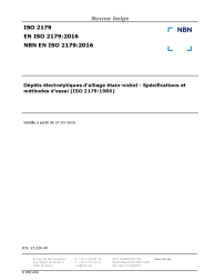 NBN EN ISO 2179:2016