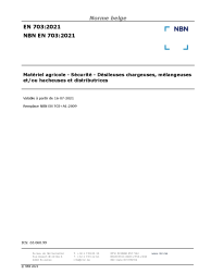 NBN EN 703:2021