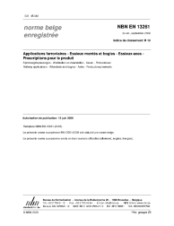 NBN EN 13261:2009
