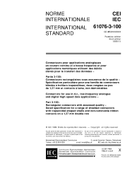 IEC 61076-3-100:1999