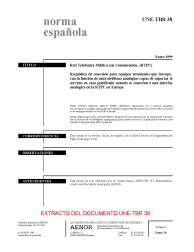 UNE-TBR 38:1999