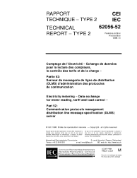 IEC TS 62056-52:1998