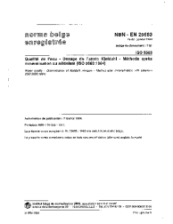 NBN EN 25663:1994