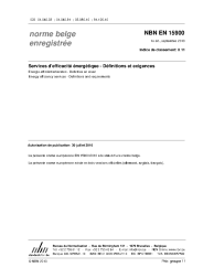 NBN EN 15900:2010