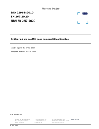 NBN EN 267:2020