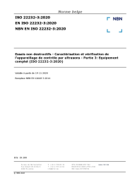 NBN EN ISO 22232-3:2020