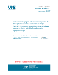 UNE-EN 60332-1-1:2005