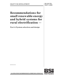 DD IEC/TS 62257-4:2005