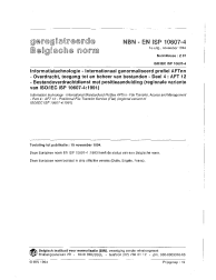 NBN EN ISP 10607-4:1994