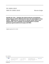 NBN EN 16691:2015