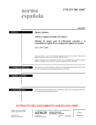 UNE-EN ISO 13697:2007