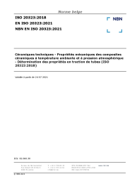 NBN EN ISO 20323:2021
