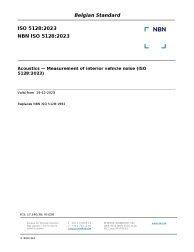 NBN ISO 5128:2023